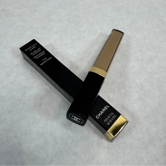 CHANEL Rouge Coco Gloss Moisturizing Glossimer - Melted Honey 712 - Picture 9 of 14